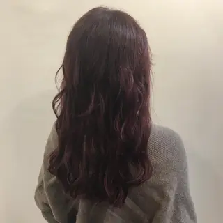 セミロング カラー 平尾 拓也のヘアスタイル