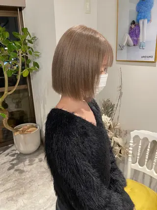 ショート カラー ANDIAMO SAKAE✩楓のヘアスタイル