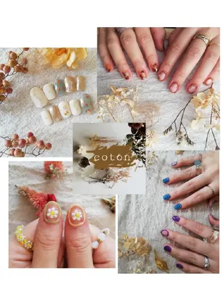 ネイル 🥀ネイルサロン cotonコトン🥀のネイルデザイン
