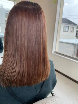 セミロング 伊丹Pilina 山田のヘアスタイル