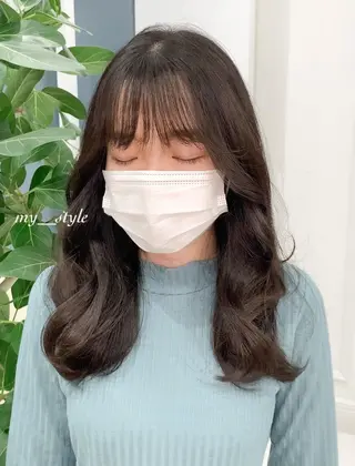 セミロング ✨まとまるボブ/ 切りっぱなし/ユキナのヘアスタイル