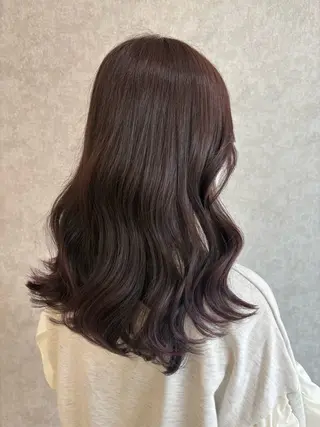 ミディアム カラー ひなた ⠀のヘアスタイル