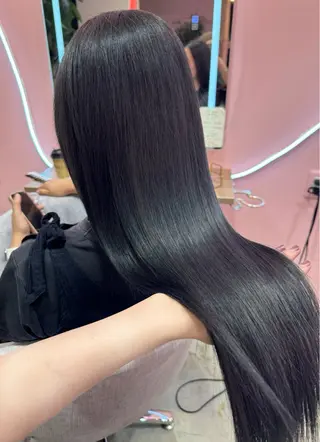 ロング カラー ボブ/透明感カラー 🌿栄🌿kouneのヘアスタイル