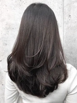 ロング カラー ヘアアレンジ 垢抜け透明感カラー 指名No.1shunのヘアスタイル