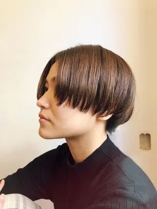 ショート カラー 口コミ評価4.9⭐︎ カワナベ マサシのヘアスタイル