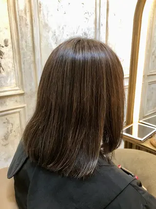 ミディアム カラー 鷺沼駅徒歩1分 キシタクのヘアスタイル