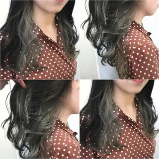 セミロング カラー パーマ ヘアアレンジ メンズ キッズ ネイル マツエク・マツパ 代表🎀 ふわモテ愛 され髪🩷yumiのヘアスタイル