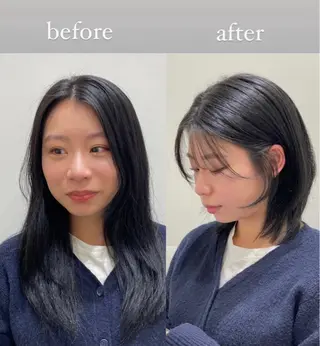 ショート ❤︎︎韓国ヘア❤︎︎ 𝑺𝒉𝒊𝒉𝒐のヘアスタイル