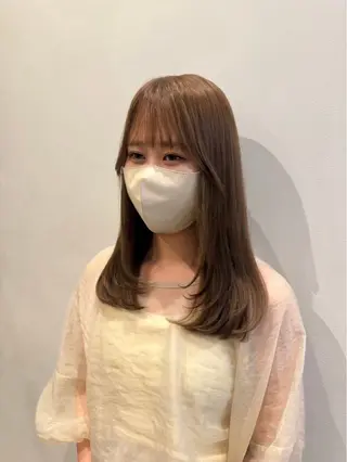 セミロング 🌈カラー ⋆˚ʚɞにいな🌈のヘアスタイル