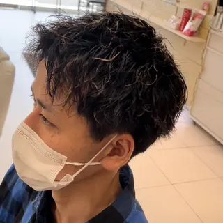 パーマ メンズ メンズサロンGRIT 店長 深山一平のヘアスタイル