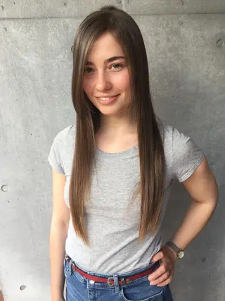ロング カラー HEADS ex市川 ママ美容師ARISAのヘアスタイル