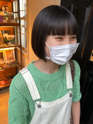 ショート カラー パーマ NOUN所属・eri kinjoのヘアスタイル