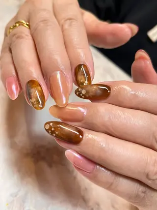 ロング KINUGASA YUKAのネイルデザイン