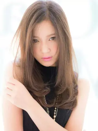 セミロング ロング カラー 内藤 達也のヘアスタイル