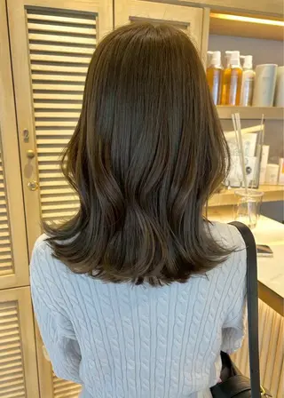 ミディアム カラー パーマ ヘアアレンジ サナ / elto四条烏丸のヘアスタイル