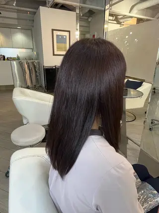 ロング カラー フルカワ リナのヘアスタイル
