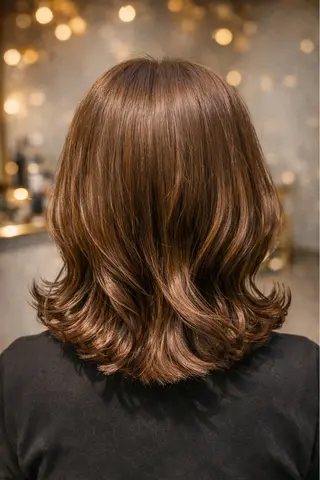 ミディアム The Apartment of Solon Citta 船橋609所属・髪質改善/縮毛矯正/ 美髪/個室/ハラのヘアスタイル