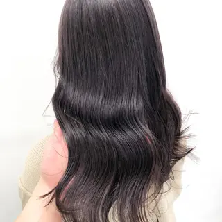 セミロング カラー ハイトーン×レイヤー カットTAKUMIのヘアスタイル