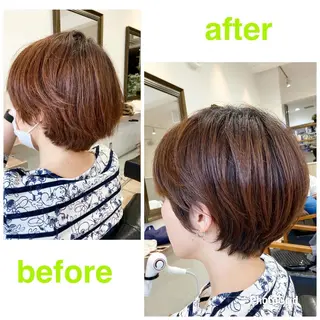 ショート 中江 翔のヘアスタイル