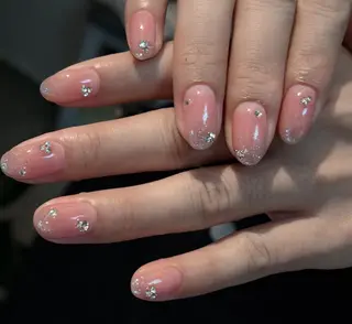 ネイル By moonネイル 🌷ワンホン/韓国風のネイルデザイン