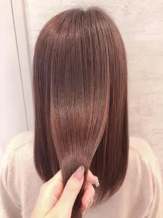ミディアム 代表山口ひな 髪質改善のプロのヘアスタイル