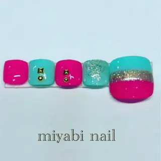 ネイル miyabi nail 桂川駅近くのネイルデザイン