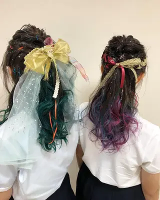 セミロング カラー ヘアアレンジ enurk店 🍋 M I K U  *のその他イメージ