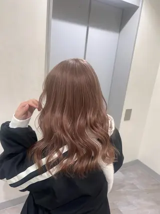 セミロング カラー ヘアアレンジ kayo吉祥寺カラー モデル募集中✨のヘアスタイル