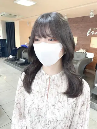 ミディアム 🫧艶髪カラー🫧 森本くるみのヘアスタイル