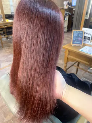 ミディアム Lilly 中谷友里のヘアスタイル