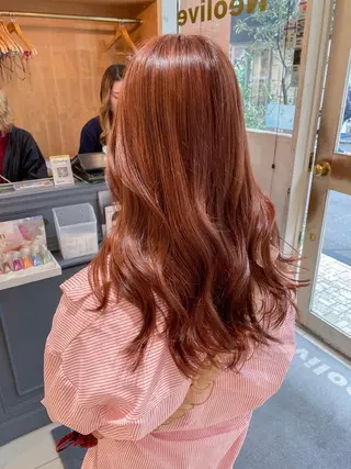 カラー カラー/ブリーチ✨ ヘアセット/コハルのヘアスタイル