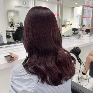 カラー ブリーチありorなし 暖色カラー🎀セナのヘアスタイル