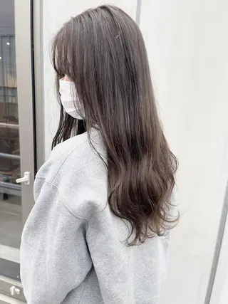 ロング カラー 🌼波巻き/シャドー /酒井香奈🌼のヘアスタイル
