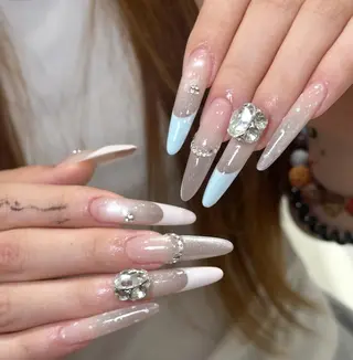 ネイル By moonネイル 🌷ワンホン/韓国風のネイルデザイン