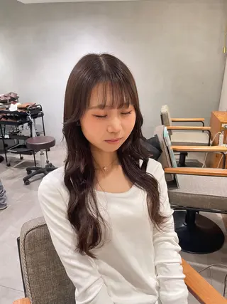 ロング カラー ENN藤本 大輝艶感カラーのヘアスタイル
