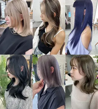 ミディアム MAEDA 西金沢美容室のヘアスタイル