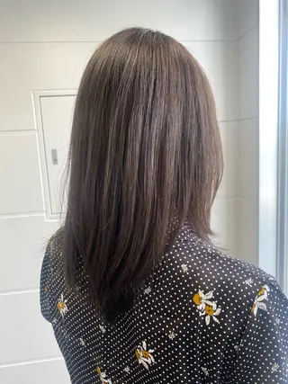 セミロング カラー 山本 ミカ /EARTH盛岡南のヘアスタイル