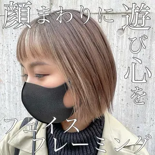 ショート カラー シールエクステ☀️ L.O.G村岡健一のヘアスタイル