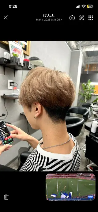 カラー メンズ 🌹ミラクル美容師 🌹くっぽのヘアスタイル