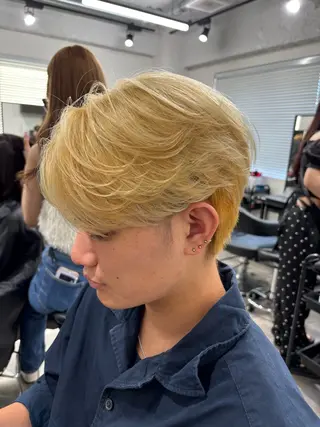 メンズ 🪽直毛男子の救世主 🪽フェザーパーマのヘアスタイル
