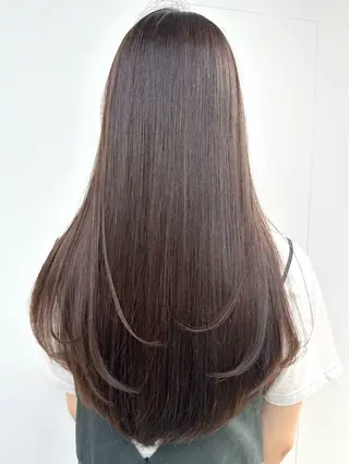 ロング カラー DAIKIベージュ 🍂レイヤーカットのヘアスタイル