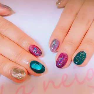 ネイル La neige* yuki 🐩🌙のネイルデザイン