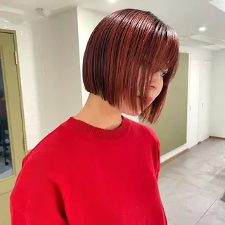カラー 🎯🦖ʜᴀɴᴀ 似合わせショート🌷のヘアスタイル