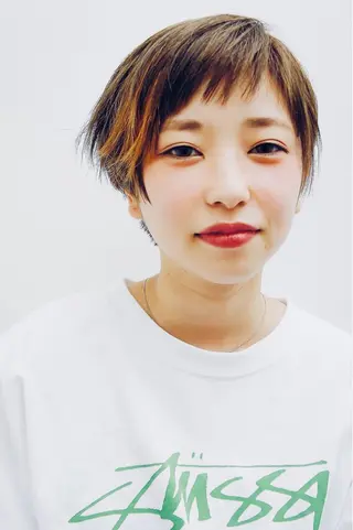 ショート カラー 柴田 賢治のヘアスタイル