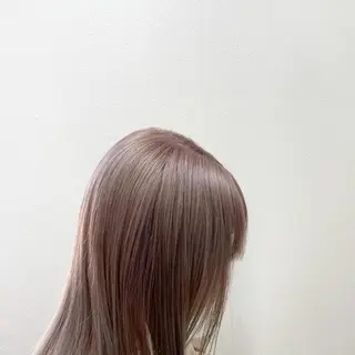 ミディアム カラー パーマ ヘアアレンジ メンズ キッズ ネイル マツエク・マツパ 切りっぱなしヘアボブ ミディアムヘアRYOのヘアスタイル