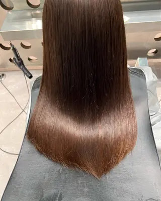 セミロング パーマ 堀江 /木下椋麻のヘアスタイル