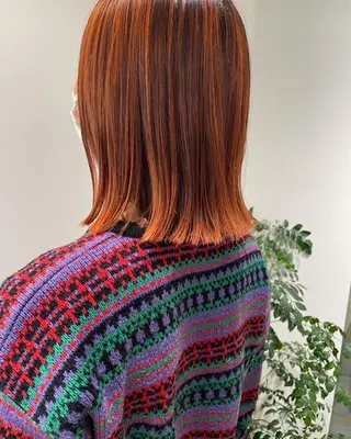 ミディアム あさかわ みほのヘアスタイル