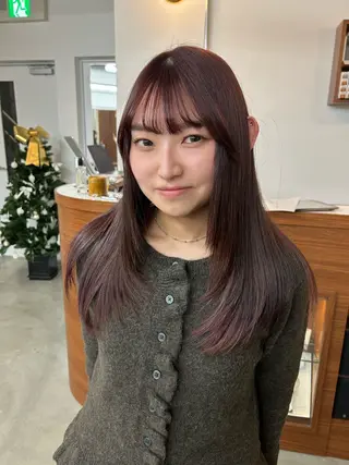 ロング カラー 大阪梅田/ イマムラミヅキのヘアスタイル
