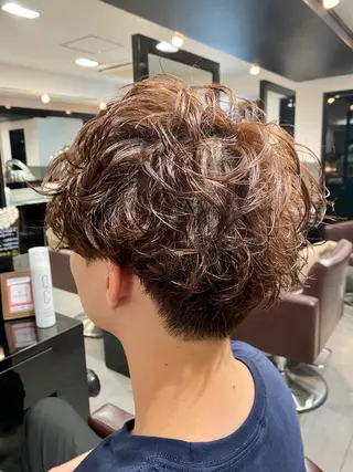 パーマ メンズ ⭕️メンズパーマ⭕️ 山口 裕太郎のヘアスタイル