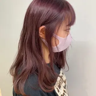 セミロング カラー ヘアアレンジ 韓国ヘア指名率 No. 1小堀京介のヘアスタイル